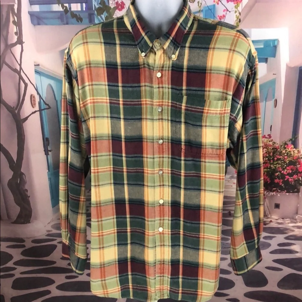 J. Crew Multicolor Plaid Shirt